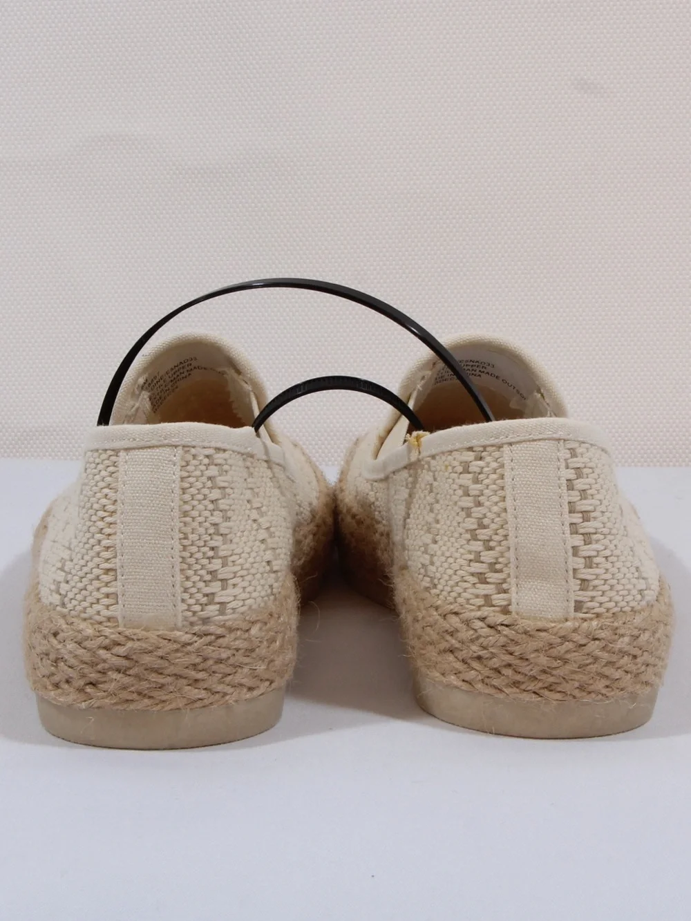 Esprit Nadine Cream Crochet Woven Slip-On Espadrille Sneakers NIB NWT